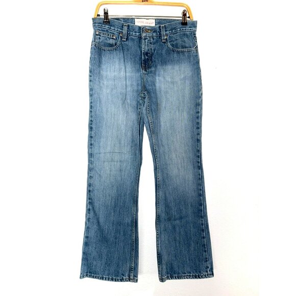 Fossil Brand Vintage Blue Denim High-Rise Jeans 100% Cotton Size 8R - Picture 1 of 8